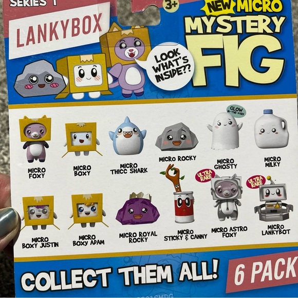 Lanky Box Micro Mystery Figure 6 Pack Series 1 Lanky Box NEW - Picture 4 of 4